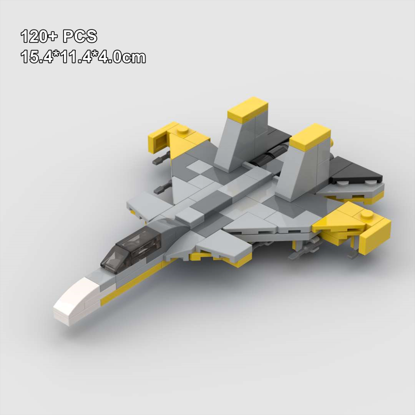 MOC Blocks SU-27 Side Defence SU-37 Terminator MiG-31 Foxhound Soviet Aircraft Military Building Toy