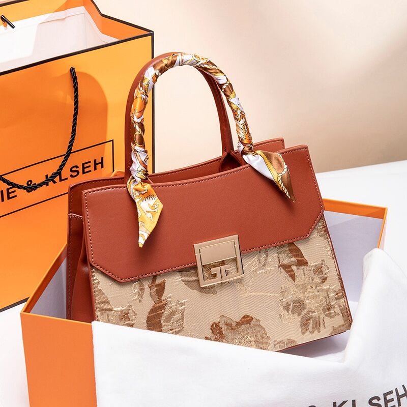 Túi Xách Da Thật Sang Trọng Cho Mẹ Túi Xách Trung Niên Quà Tặng Ngày Lễ Mẹ Túi Xách Bằng Da Bò Hai Lớp Mềm Thường Ngày