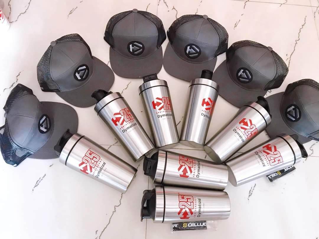 BÌNH LẮC THỂ THAO THÉP KHÔNG GỈ DYMATIZE SHAKER 800ML