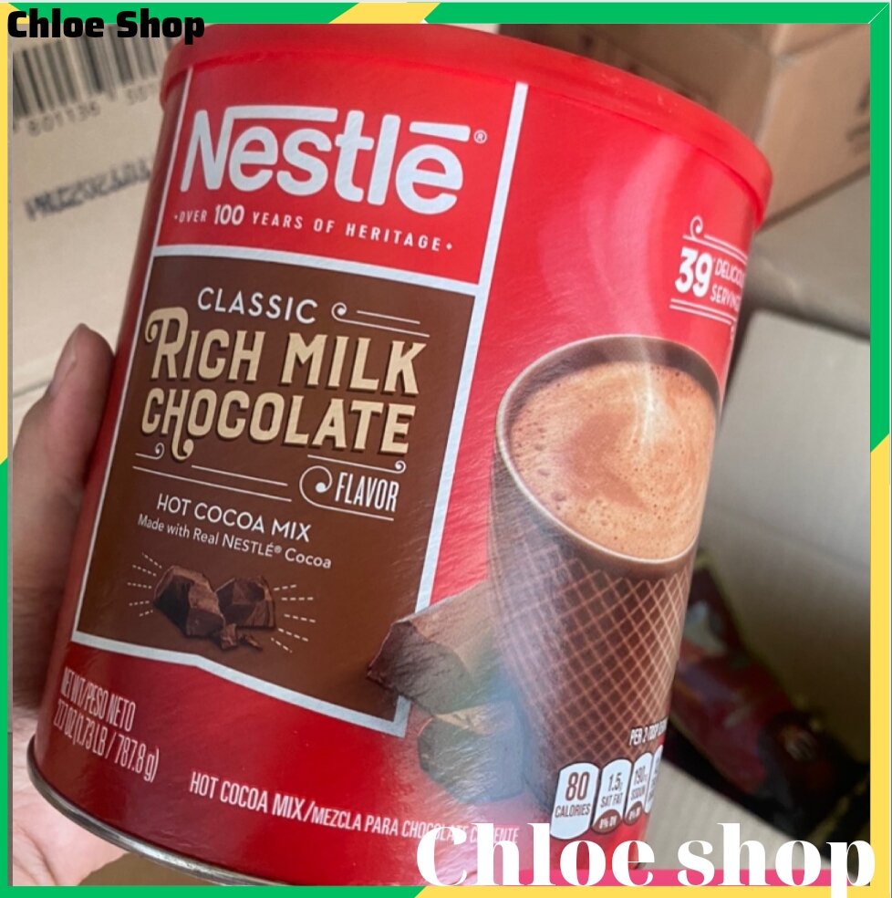 Hsd 2025 Bột Ca Cao Nestle Rich Milk Chocolate Mỹ