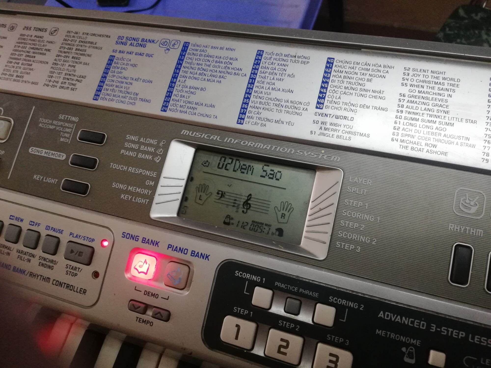 Đàn organ Casio LK55.vn