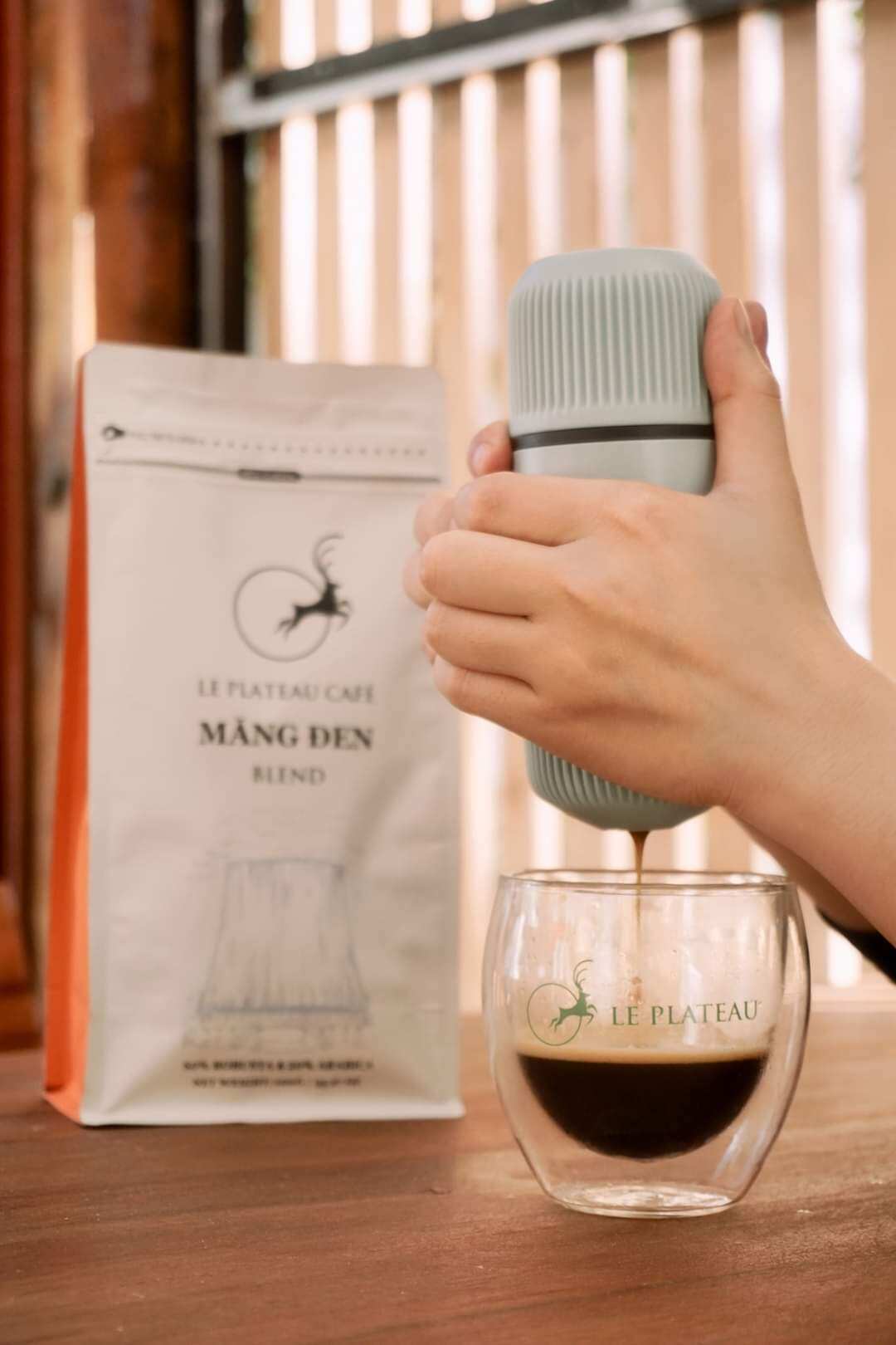 Cà phê Măng Đen Blend - cà phê trái chín nguyên chất (bột pha phin - 250gr)