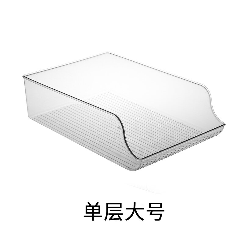 Hộp đựng đồ tủ lạnh nhà bếp giá đựng đồ sắp xếp đồ uống trong suốt kiểu ngăn kéo hộp bảo quản thực phẩm trái cây gia dụng