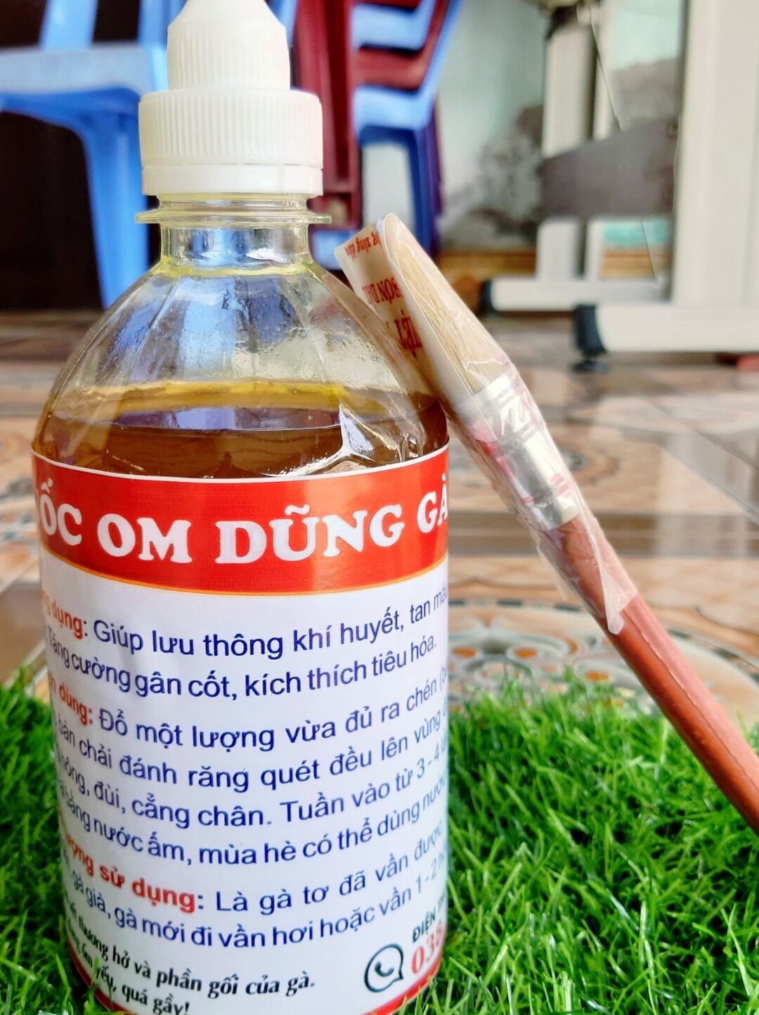 thuốc om gà chọi giúp gà đỏ khỏe săn chắc tan đòn