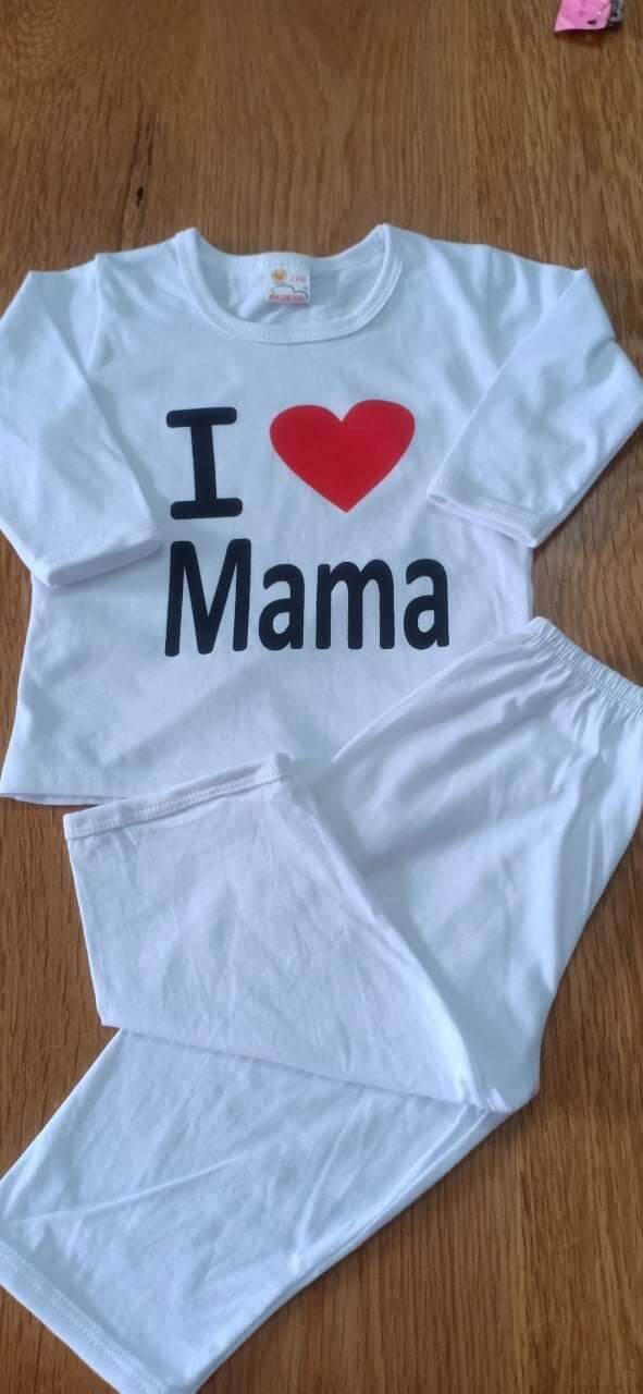 (31-34kg) ĐỒ BỘ TAY DÀI TRẮNG100% COTTON