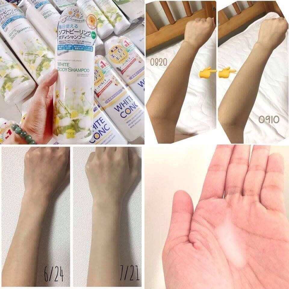 Sữa tắm trắng Manis White Body Shampoo Nhật Bản
