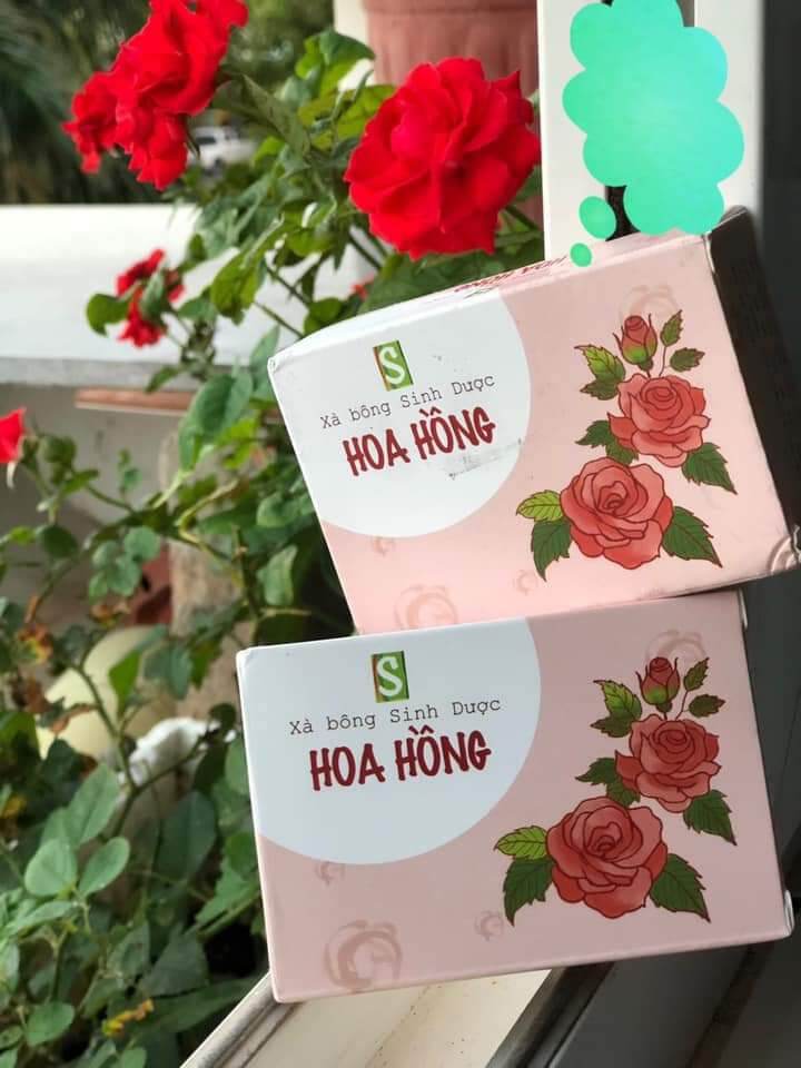 Xà bông sinh dược hoa hồng