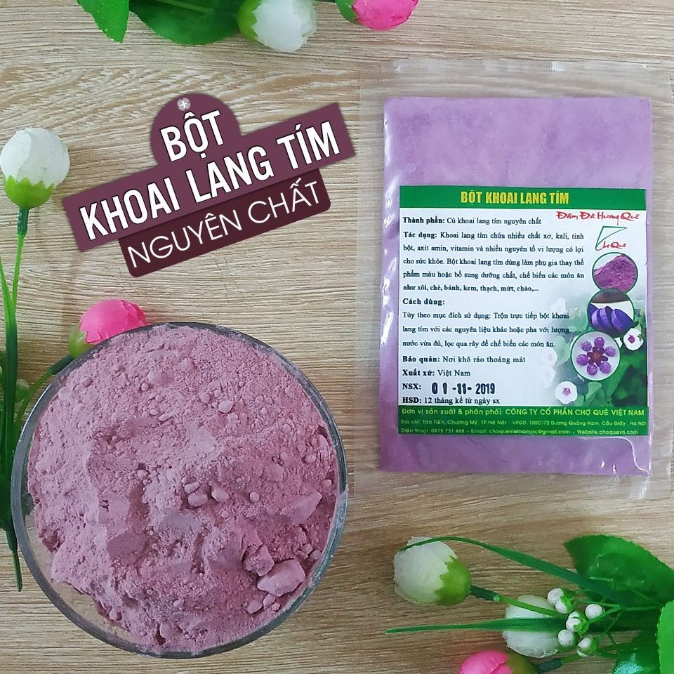 Bột khoai lang tím Chợ Quê 50g
