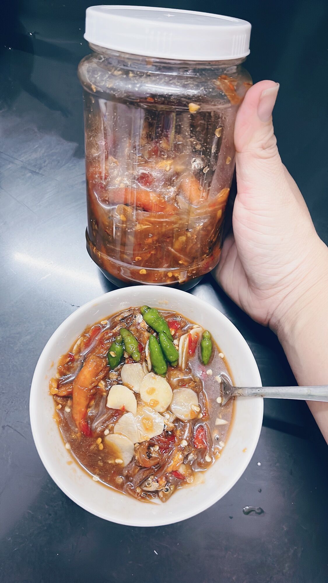 Combo 4 hủ mắm chua cá cơm-Đặc sản Tây Ninh
