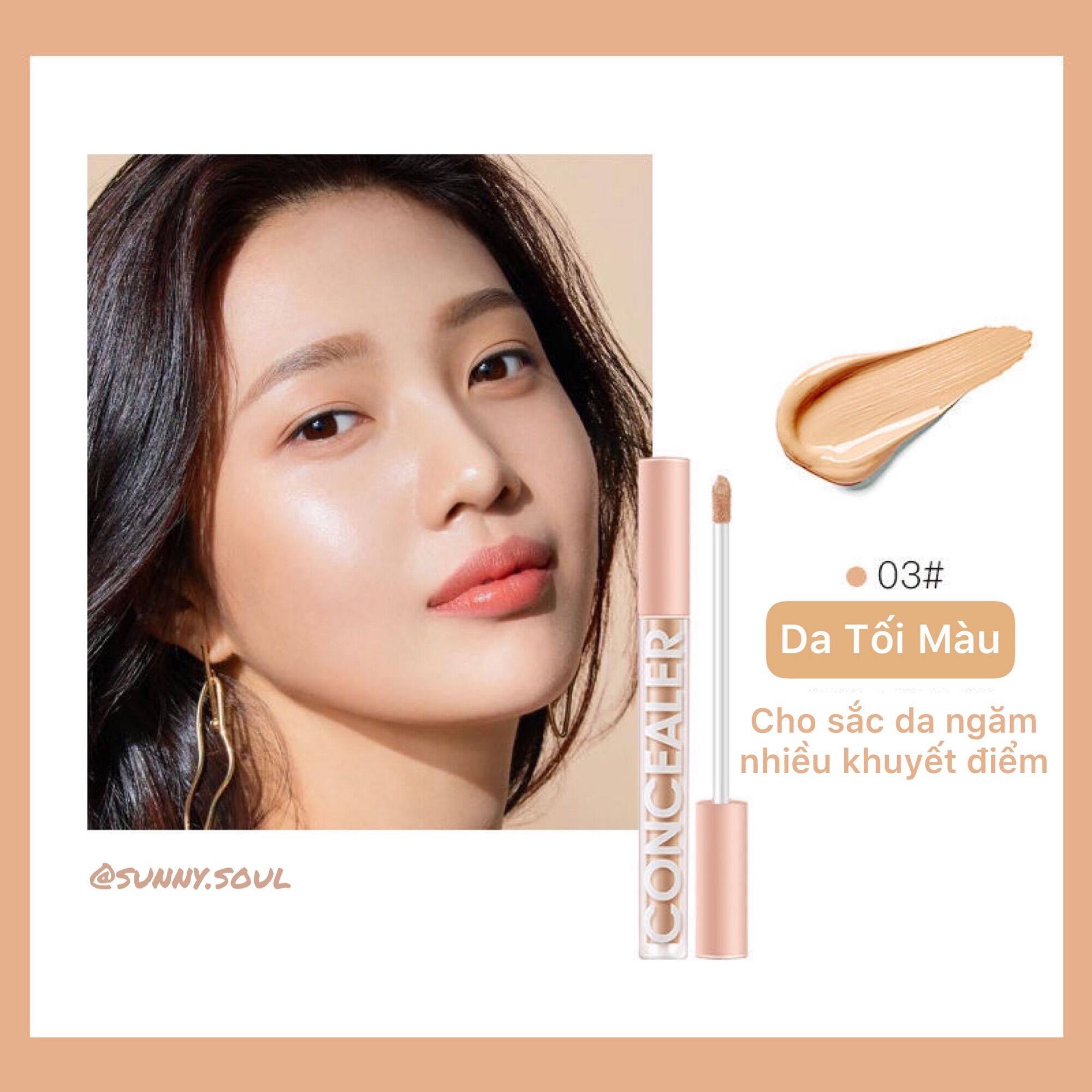 Che Khuyết Điểm CONCEALER Yangmei Che Phủ Hiệu Quả (Sunny Soul)