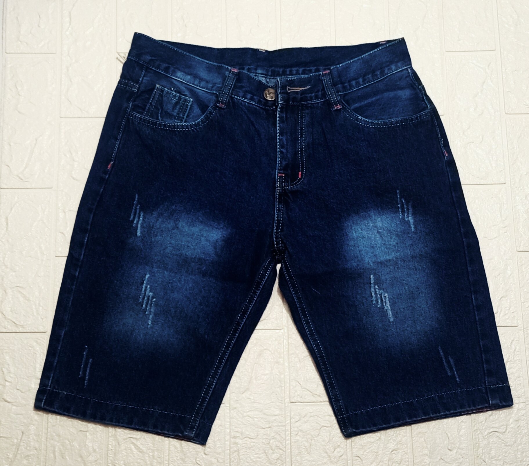 Quần short jean nam TD489