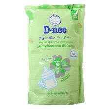 Combo 3 túi nước rửa bình sữa D-Nee 600ml