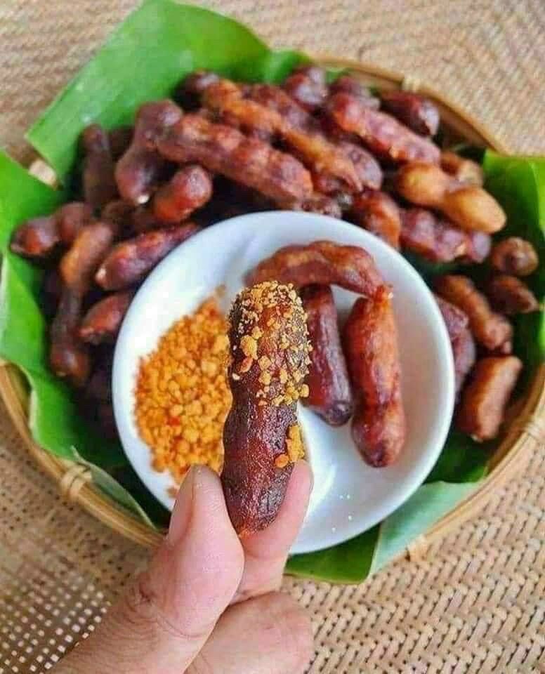 Me lào muối tôm siêu ngon hũ 500g