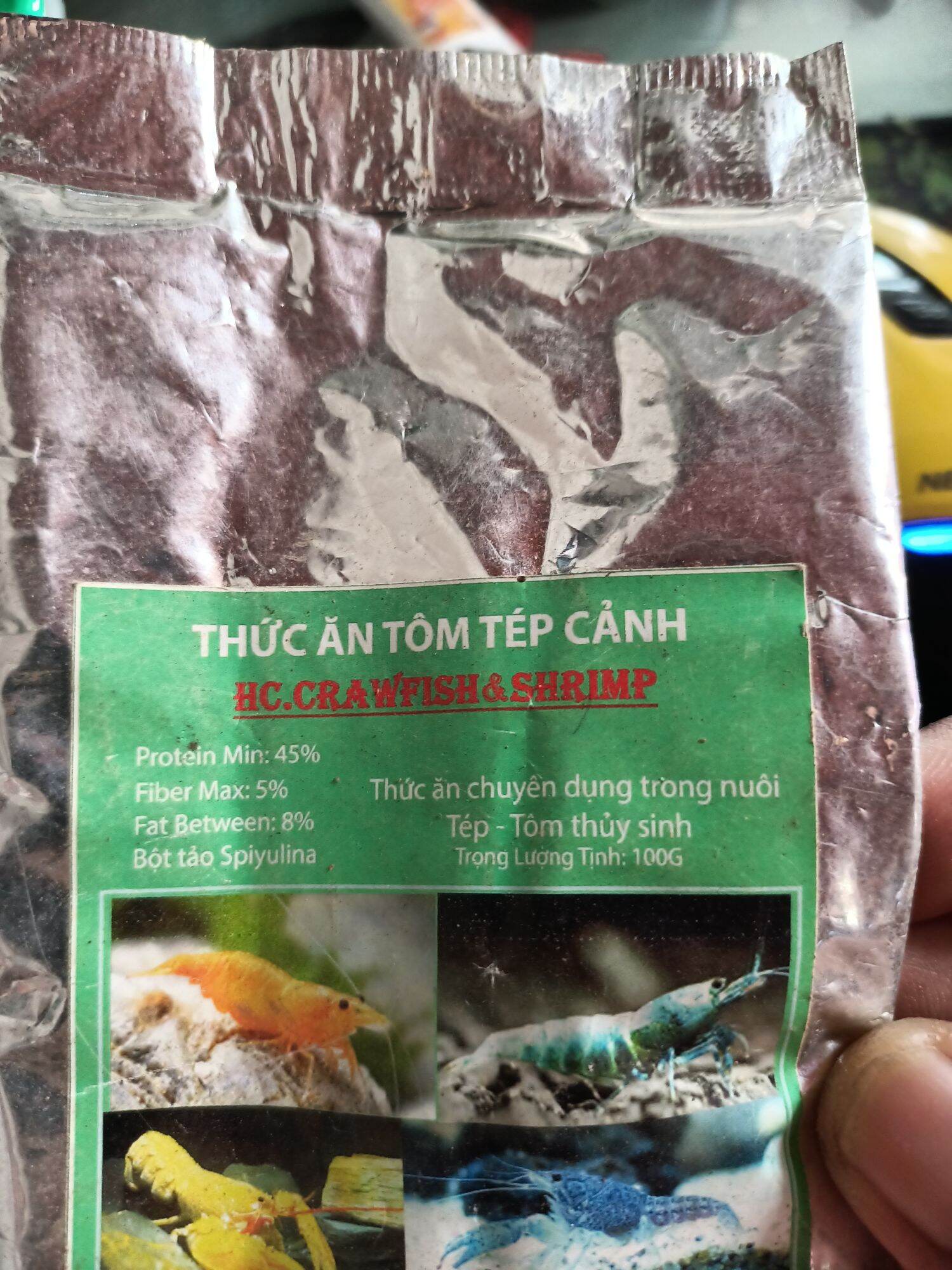 THỨC ĂN CHO TÉP , TÔM , CÁM TÉP , CÁM TÔM ( TÚI 100G )