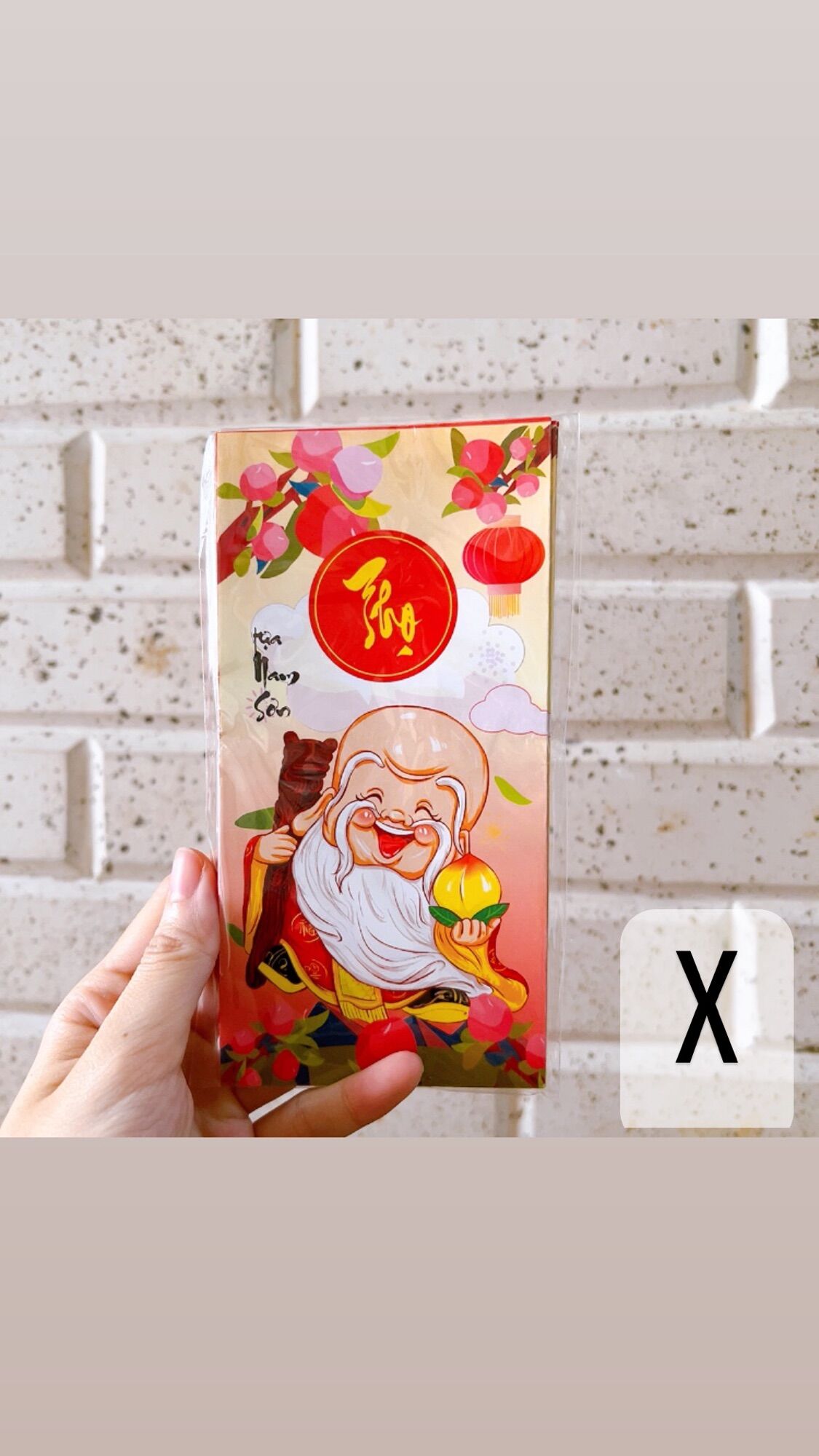 Xấp 6 bao lì xì 2023