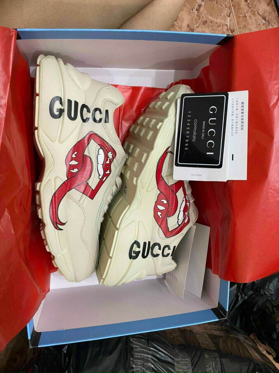 Giày sneaker guccl rhyton nam nữ