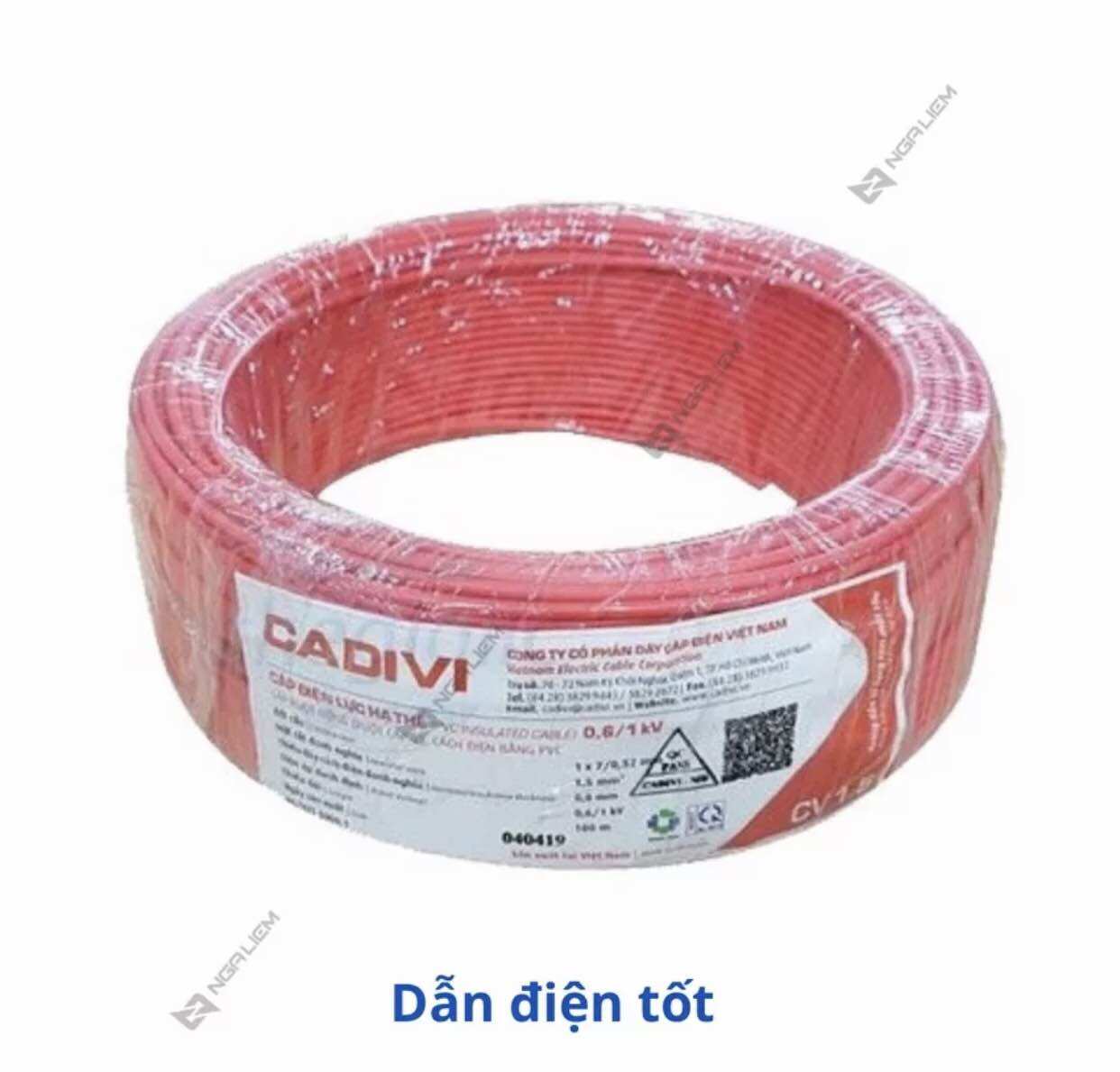 Dây đơn cadivi cuộn 100m