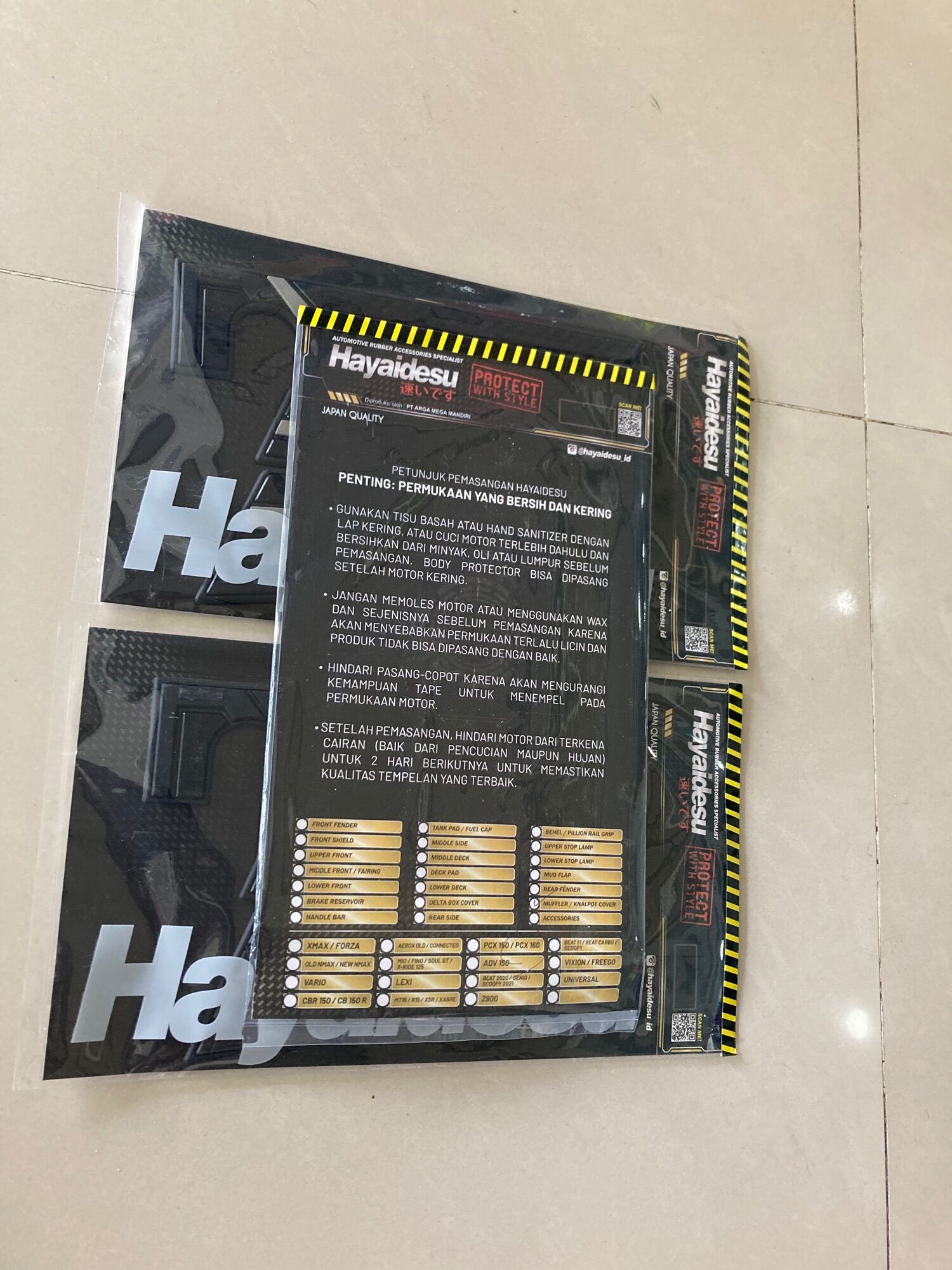 Dán bảo vệ cảng hayaidesu pcx 160