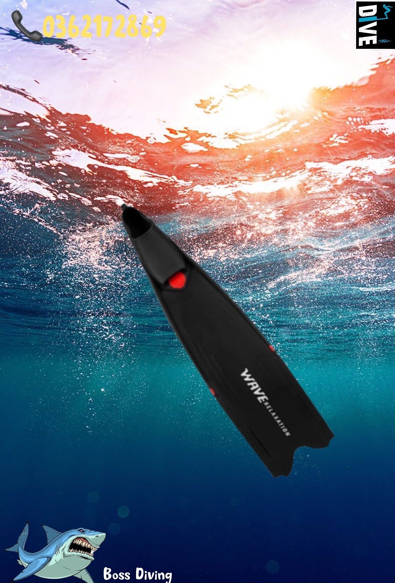 Fins dài lặn free diving cho nam và nữ