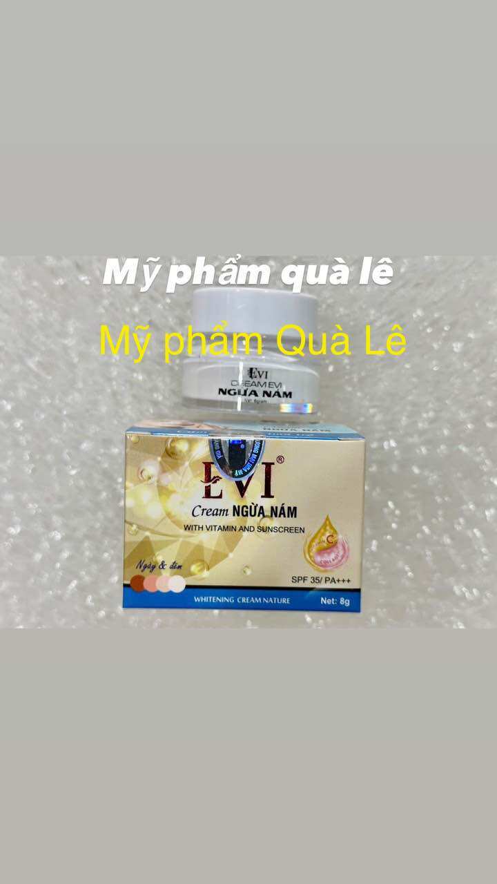 [chuẩn hàng cty 100%] kem EVI ngừa nám -trắng da hủ 8g