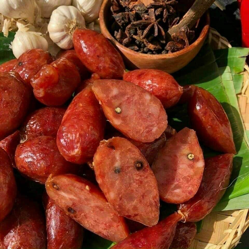 Lạp xưởng hồ lô heo khô tiêu đen 500g