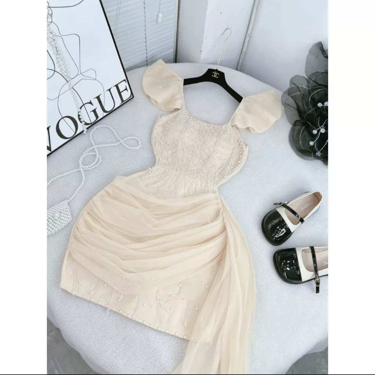 ĐẦM BODY TAY LOE KẾT ( kèm ảnh thật )