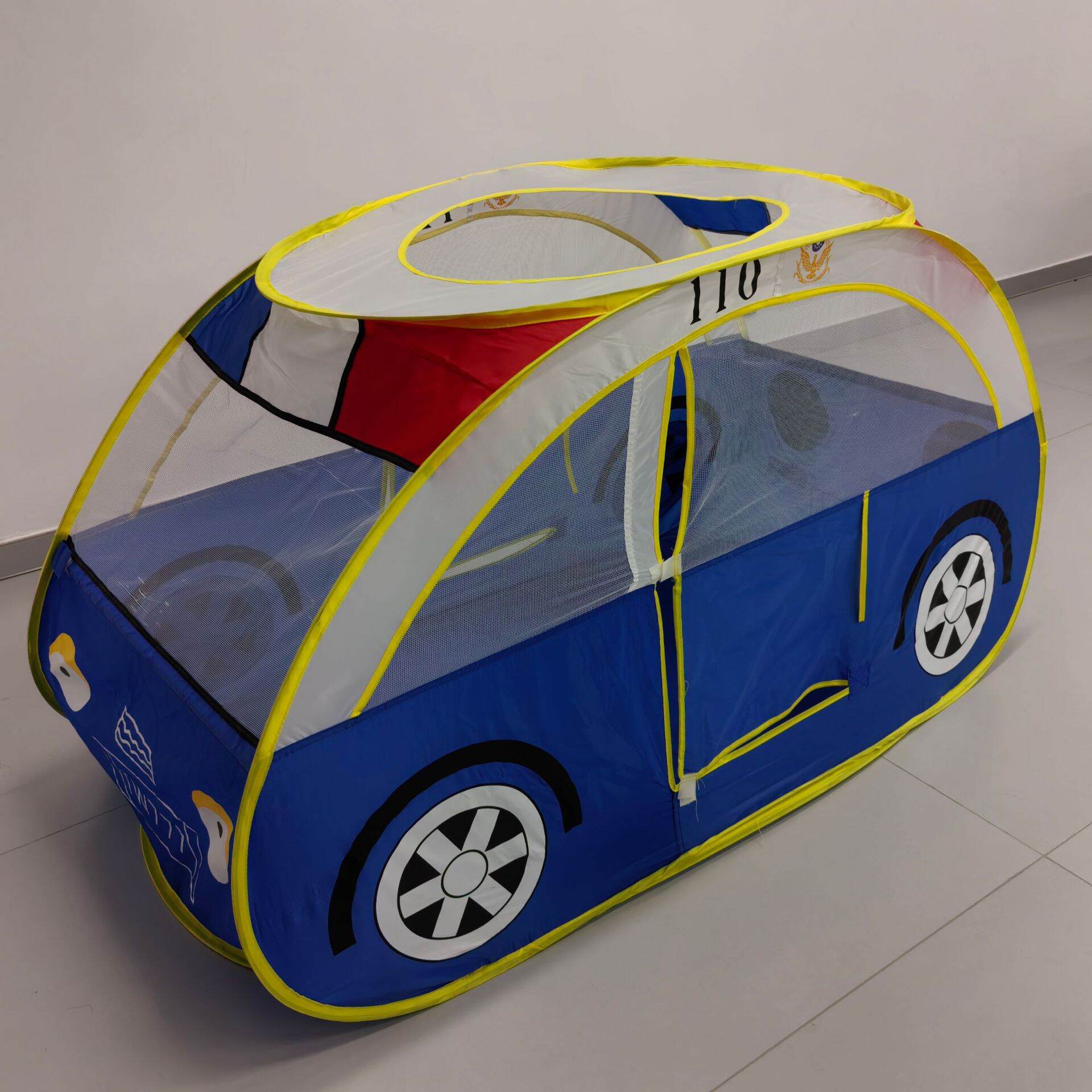 Indoor Outdoor No-assembly Foldable Children Car Play Tent