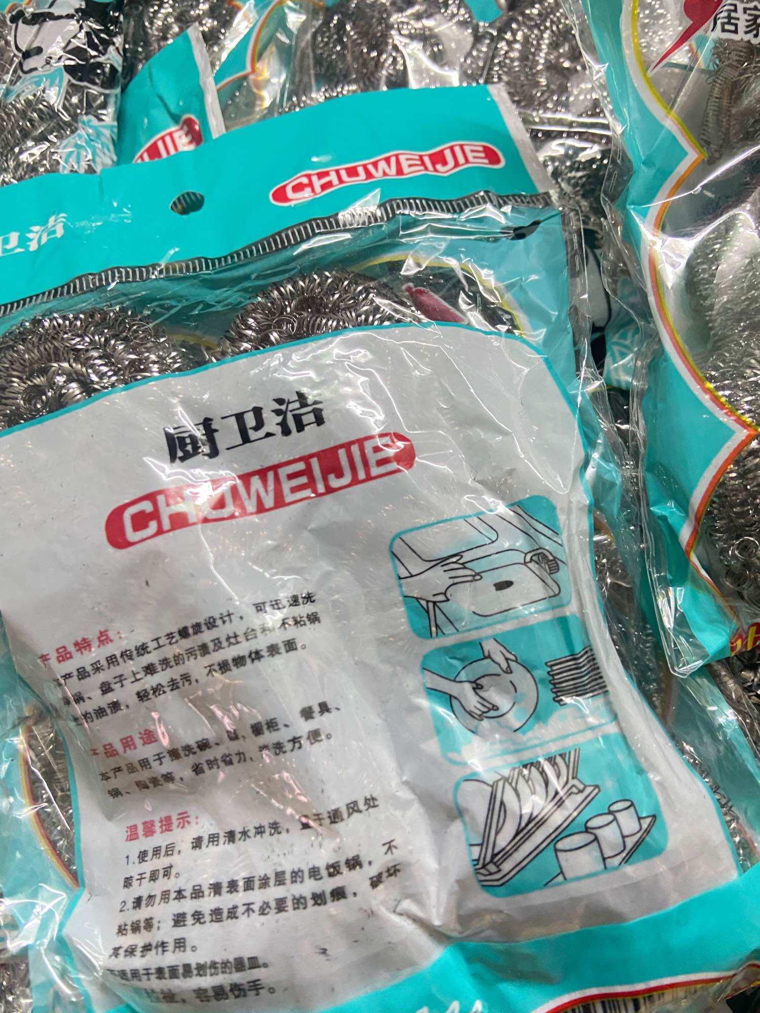 [Set 6 cái] Cước chà xoong nồi inox