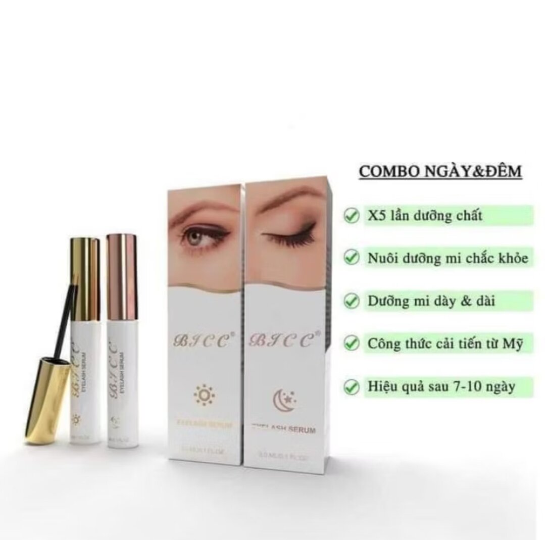 (Chính hãng) Serum Dưỡng Mi BJCC 3ml hiệu quả sau 7 ngày sử dụng