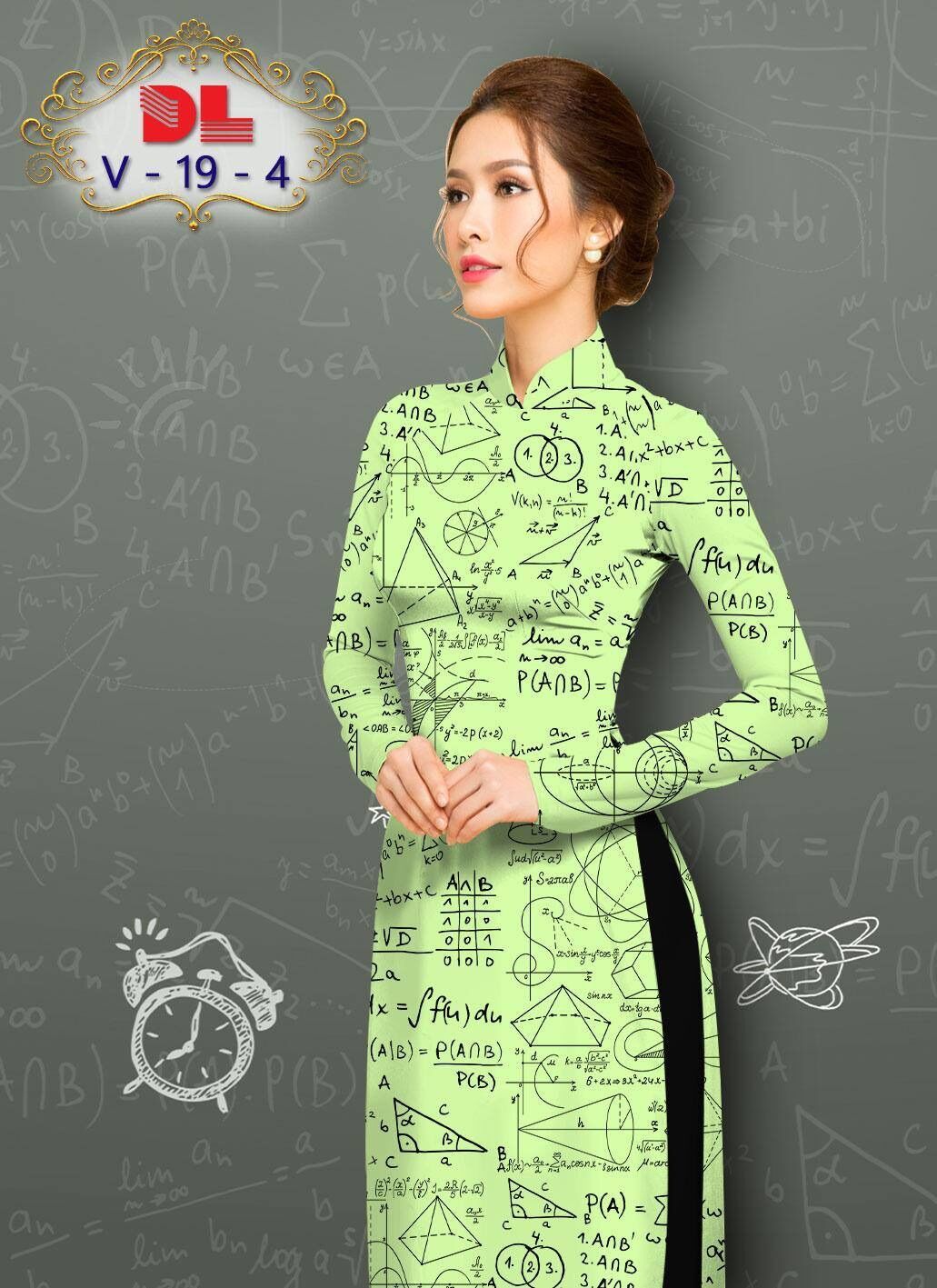 Vải áo dài môn toán