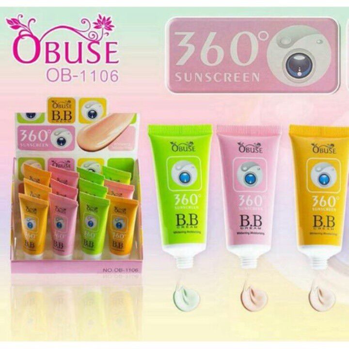[HCM]KEM NỀN TRANG ĐIỂM 360 ĐỘ OBUSE THÁI LAN