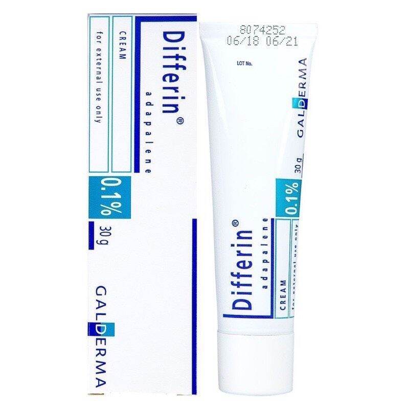 ✅[ Chính Hãng ]Differin Cream 0.1% 30G (Adapalene) - Mụn Trứng Cá Mụn Ẩn Mụn Đầu Đen Mụn Viêm