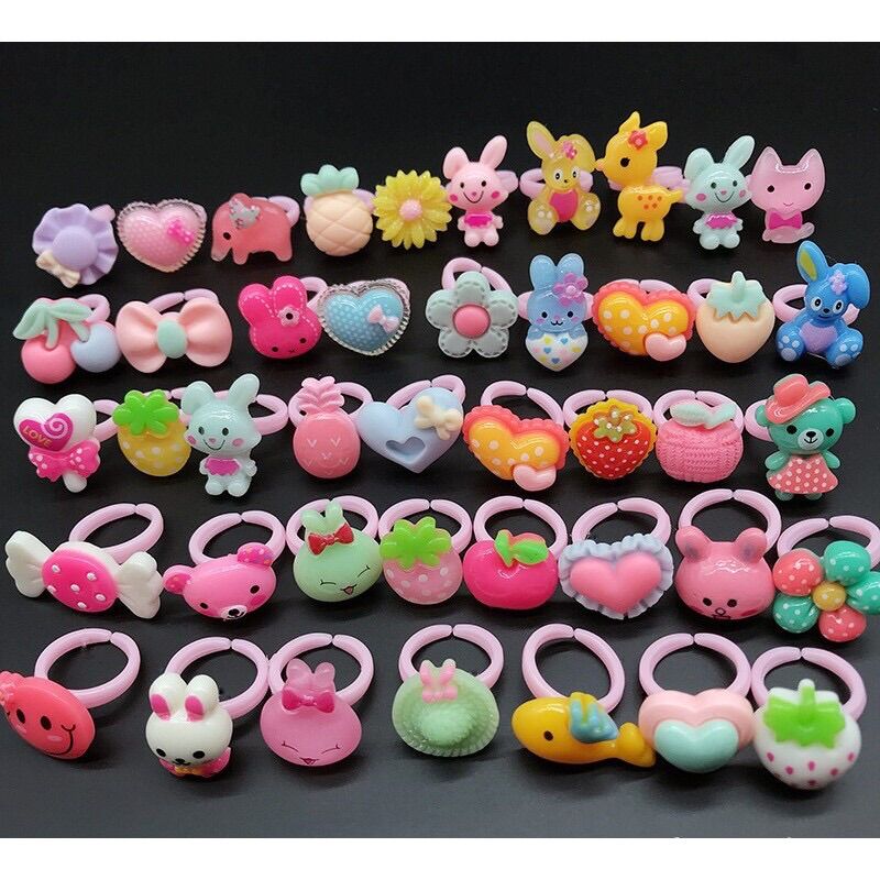 💗Set 10 Chiếc Nhẫn em bé, Nhiều Mẫu xinh lung linh
