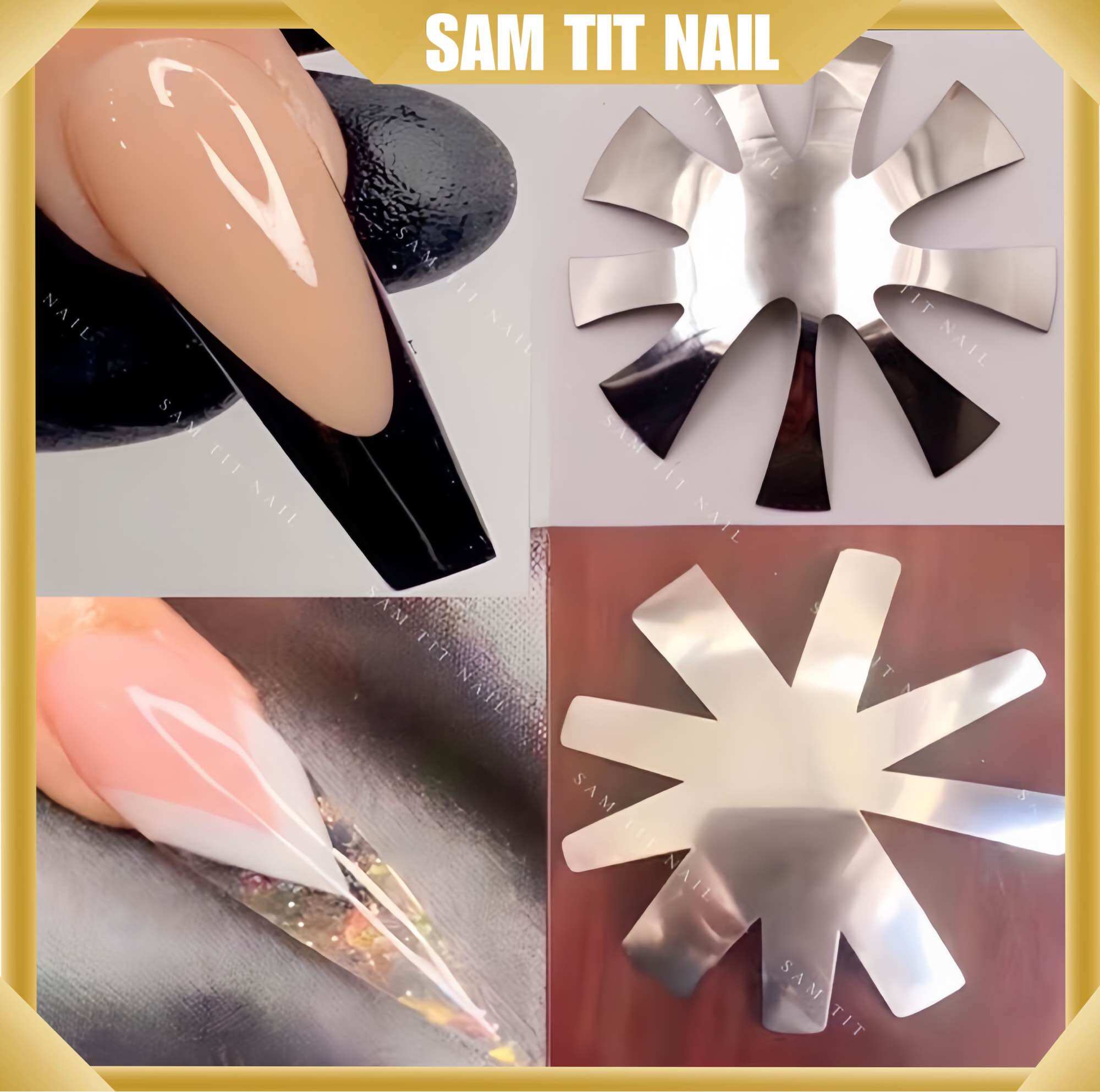 Khuôn cắt bột nail inox - Khuôn cắt bột tạo phen đầu móng
