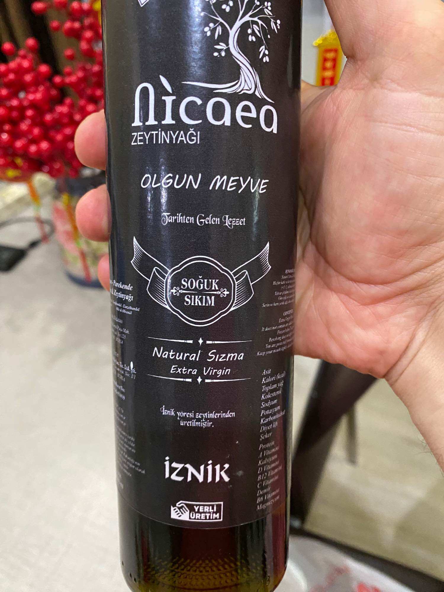 Premium Turkish Olive Oil Extra Virgin 500 ML