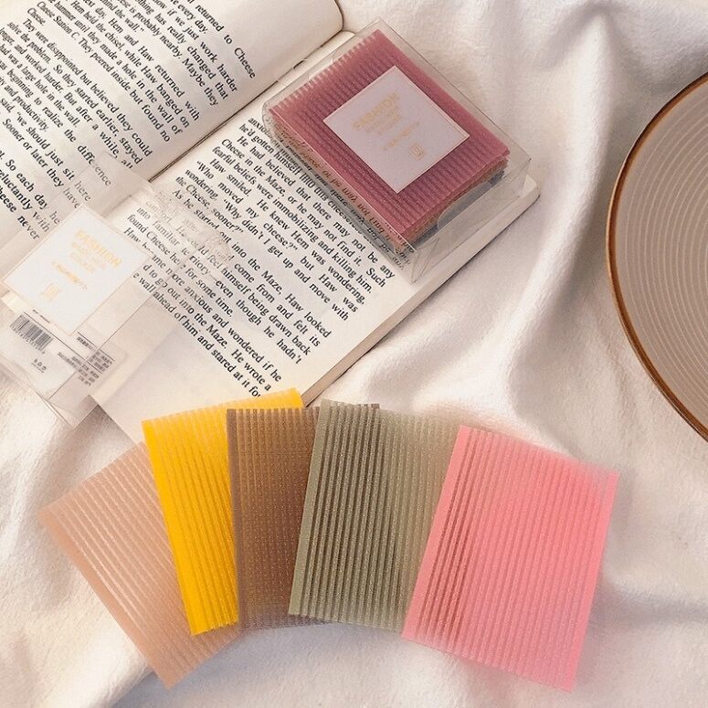 Sét 10 miếng dán giữ tóc nhiều màu phong cách thời trang Hàn Quốc