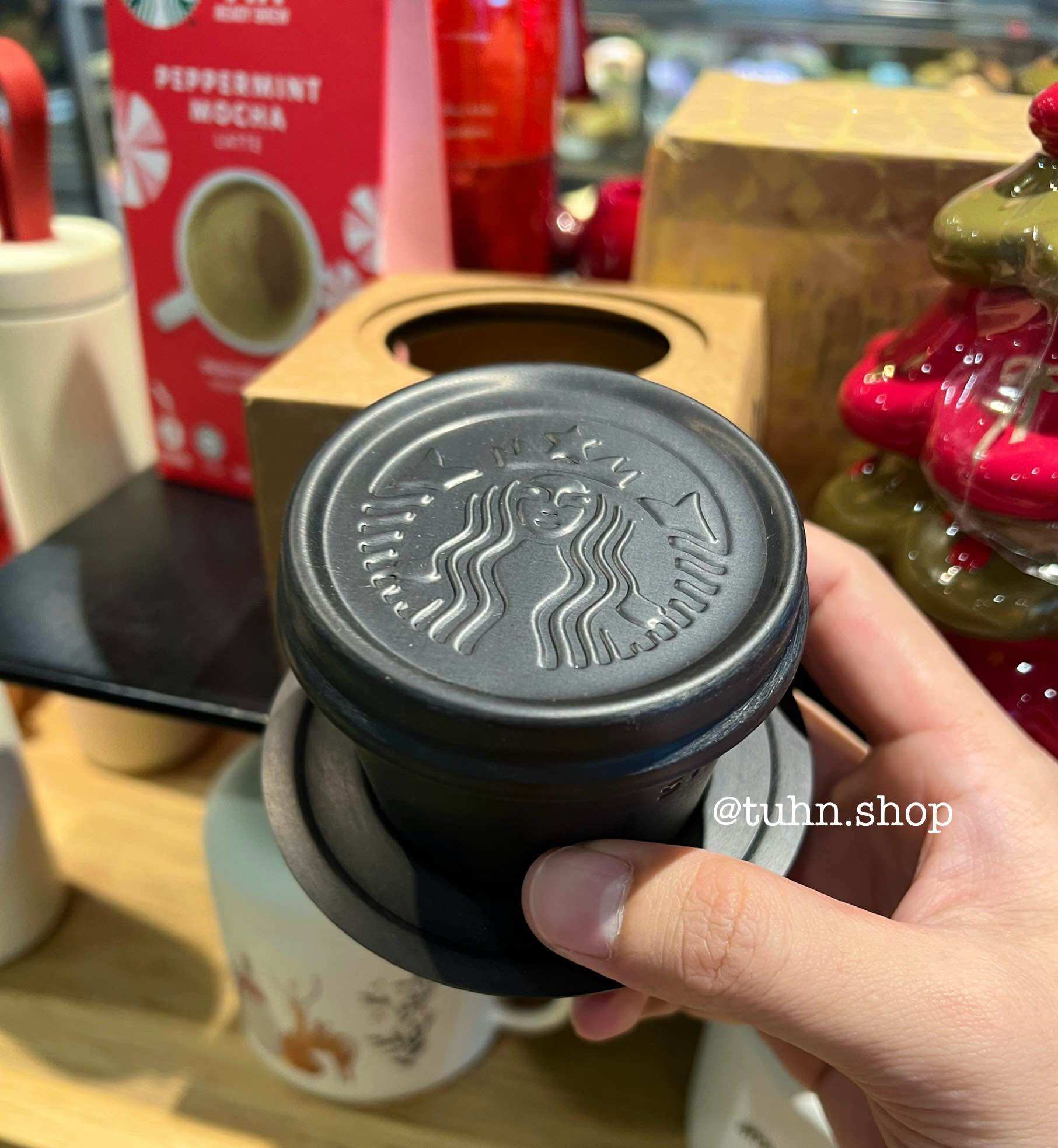 STARBUCKS Phin pha cà phê black color