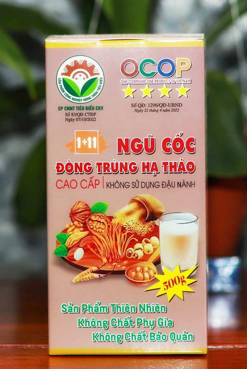 NGŨ CỐC ĂN KIÊNG ĐÔNG TRÙNG HẠ THẢO ( MUA 3 TẶNG 1 H TRÀ NỮ HOÀNG THẢO MỘC TRỊ GIÁ 235k)