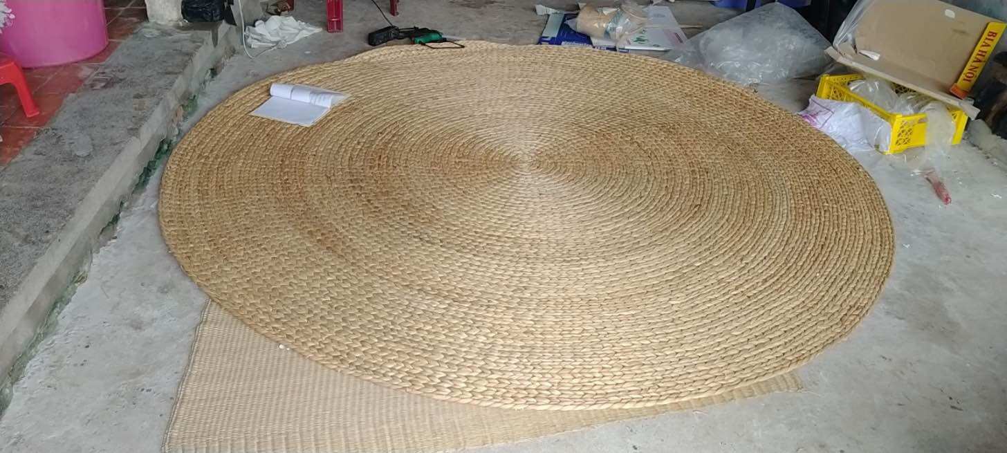 Thảm lục bình đan dày kích thước 2m