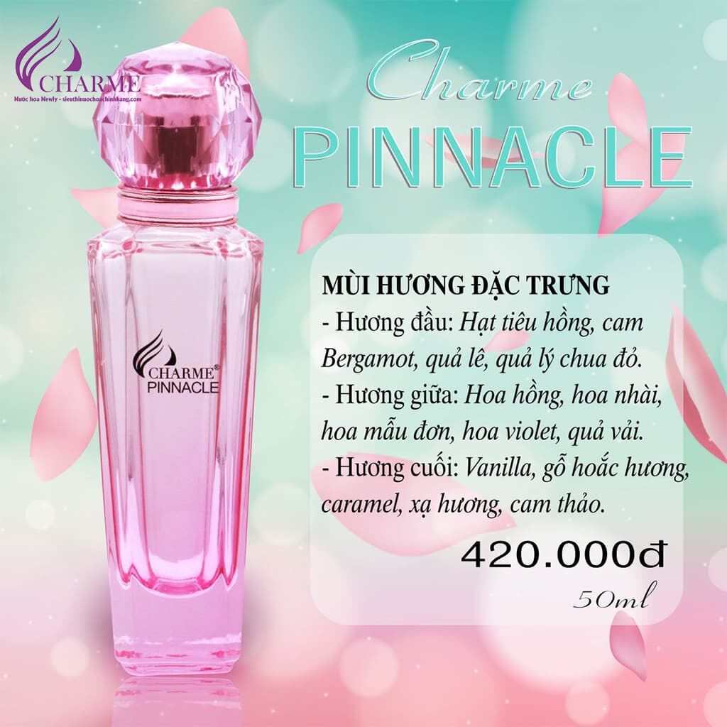[HCM]Nước hoa pin.nacle 50ml ( mẫu chai dài 50ml )