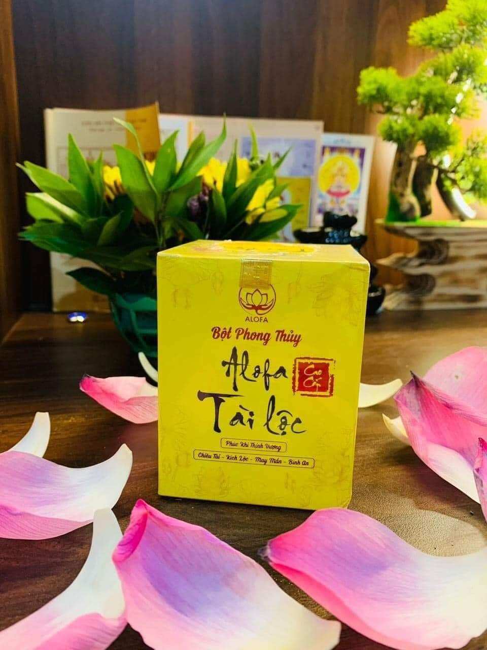 Bột phong thủy alofa  tàilộc chính hãng, date mới