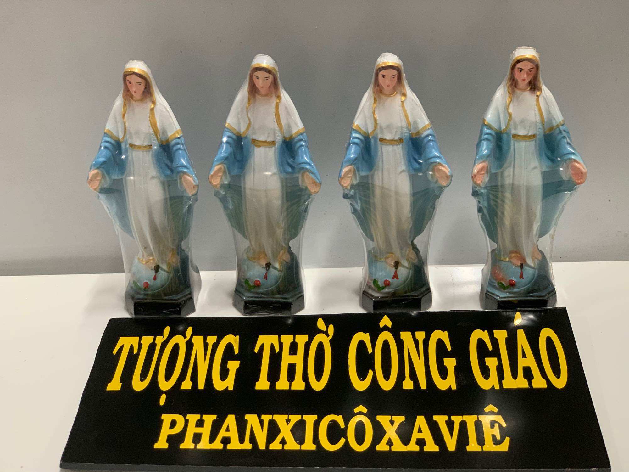 Tượng mẹ ban ơn 10cm - tượng thờ công giáo phanxico xavie.
