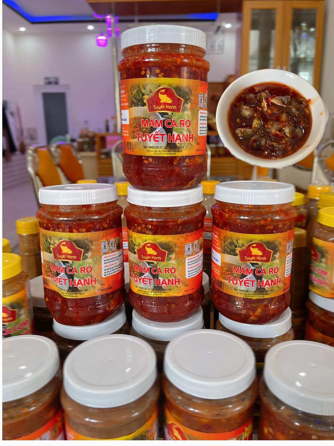 Mắm cá rò Dì Tuyết Hạnh đặc biệt thơm ngon 500 gram hương vị đậm đà - mắm Tuyết Hạnh