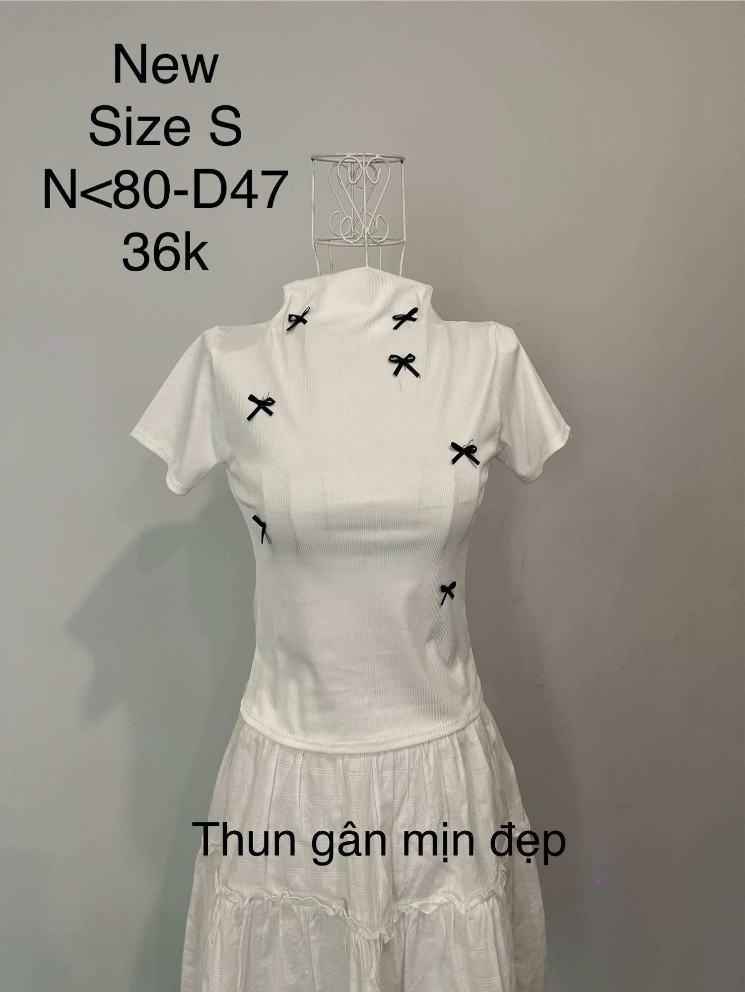 Áo thun gân mềm - nhiều mẫu