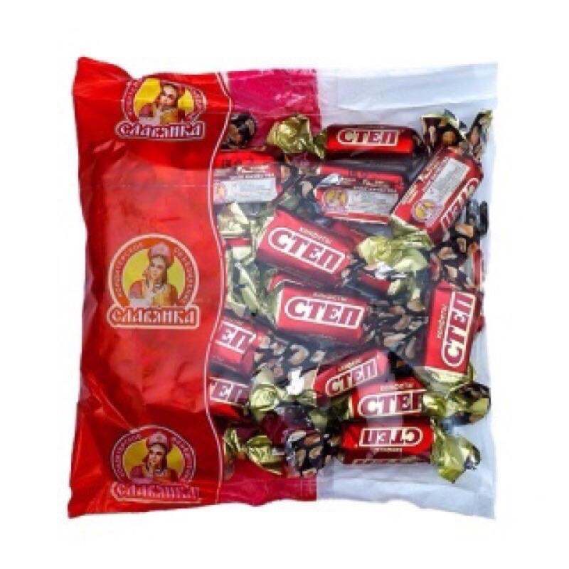 Kẹo Socola Hạnh Nhân Nga Sten Đỏ (step Nga) 500g [GÓI ĐỎ 500G]