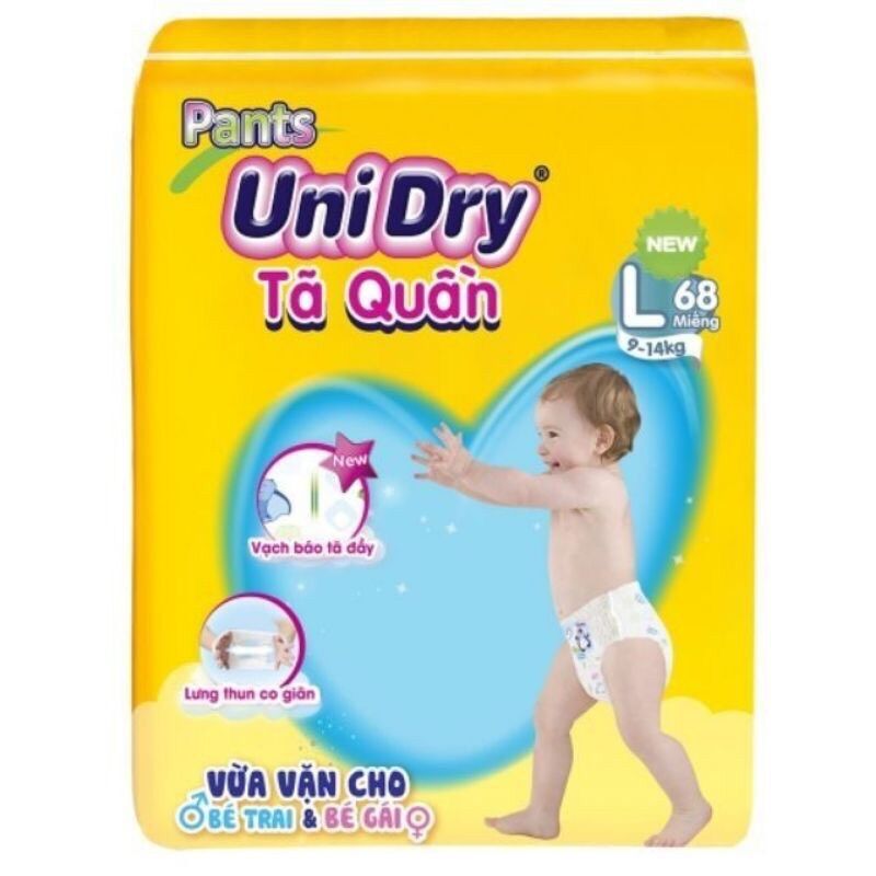 Tã quần UniDry L68 mẫu mới Date 2025
