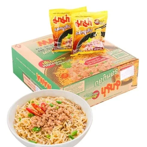 Mì thái lan MaMa vị thịt bằm 60gram/gói (Thùng 30 gói)