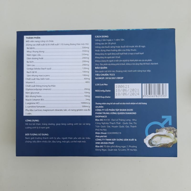 bổ sung viên uống hàu