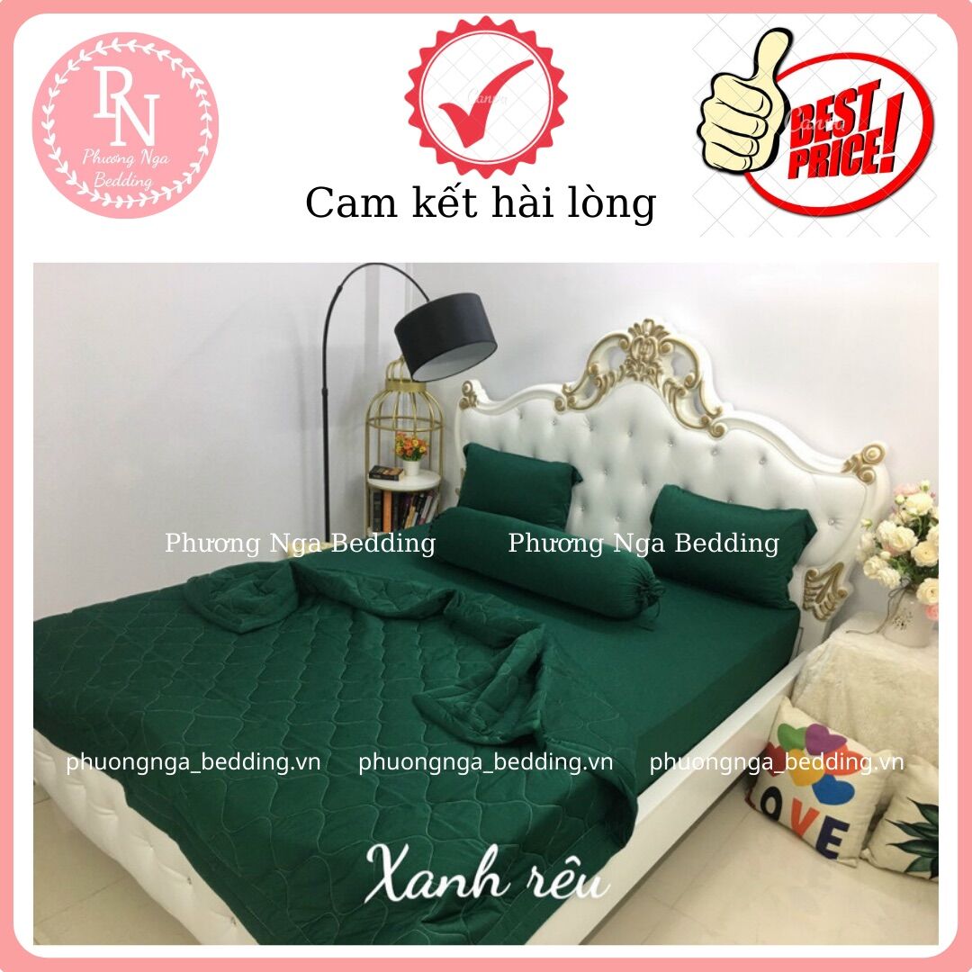 Bộ ga mền 5 món thun lạnh Hàn Quốc cao cấp