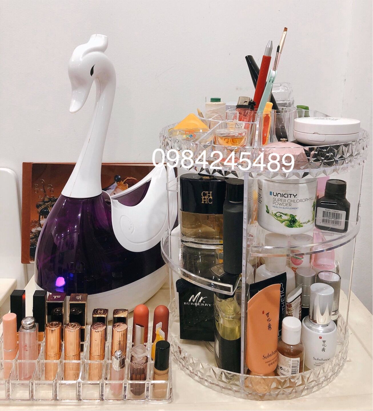 khay đựng son phấn bảng mắt